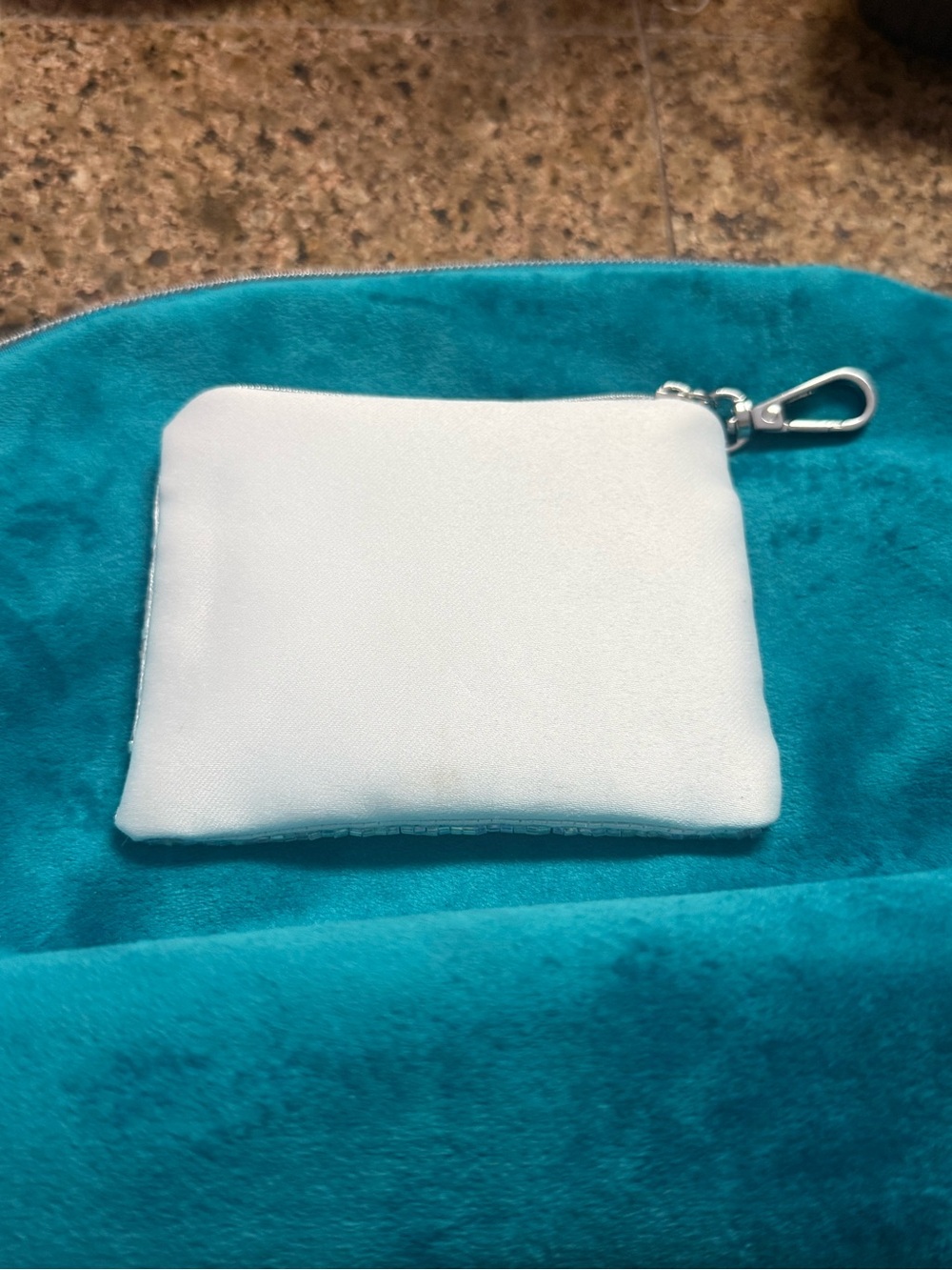 Beaded Black Bow Card & Key Pouch - Picture 5 of 7